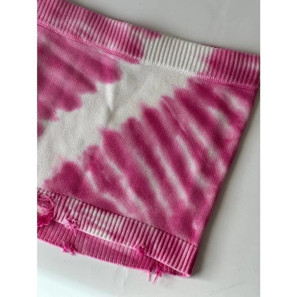 Ser.o.ya Robin Tie-Dye Mini Skirt in Pink Line - Picture 4 of 7